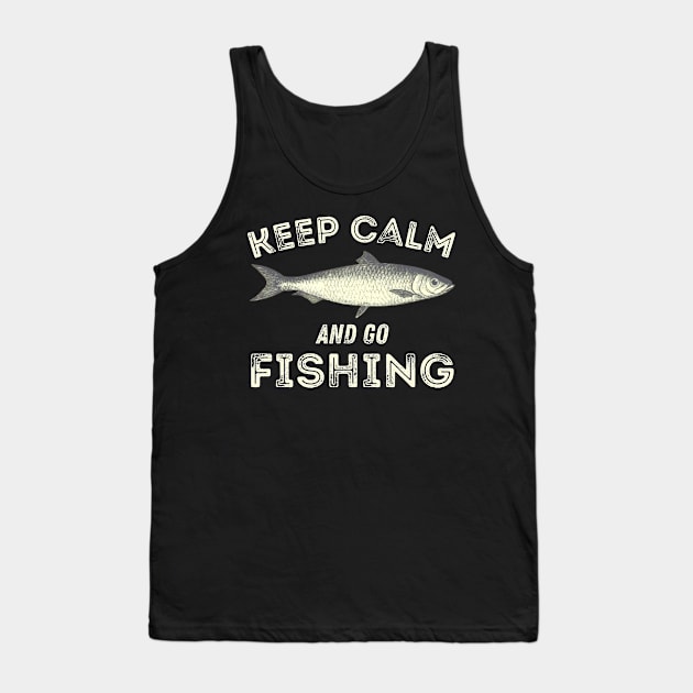 Keep Calm And Go Fishing, Keep Calm And Go Carp Fishing,  Fishing Quotes, Angler Quotes Tank Top by Coralgb